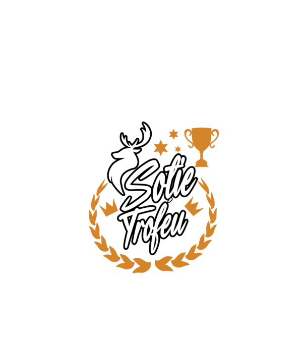 Soție trofeu model negru pe tricou
