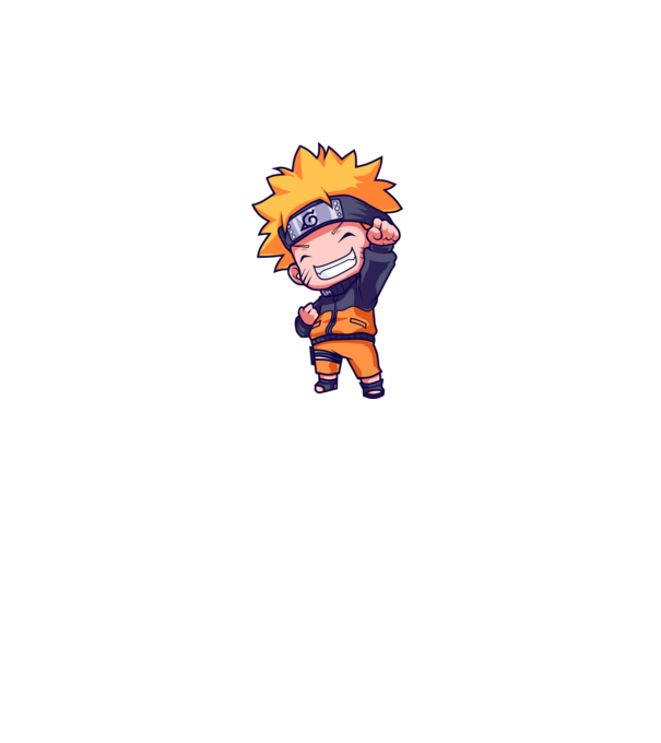 NARUTO model negru pe tricou