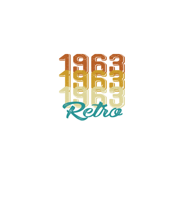 Retro 1963 model albastru jeanși pe tricou