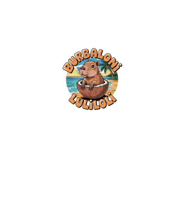 Burbaloni Luliloli model negru pe tricou