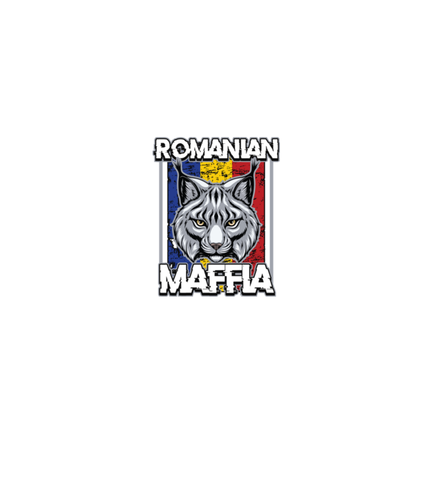 România maffia model negru pe tricou
