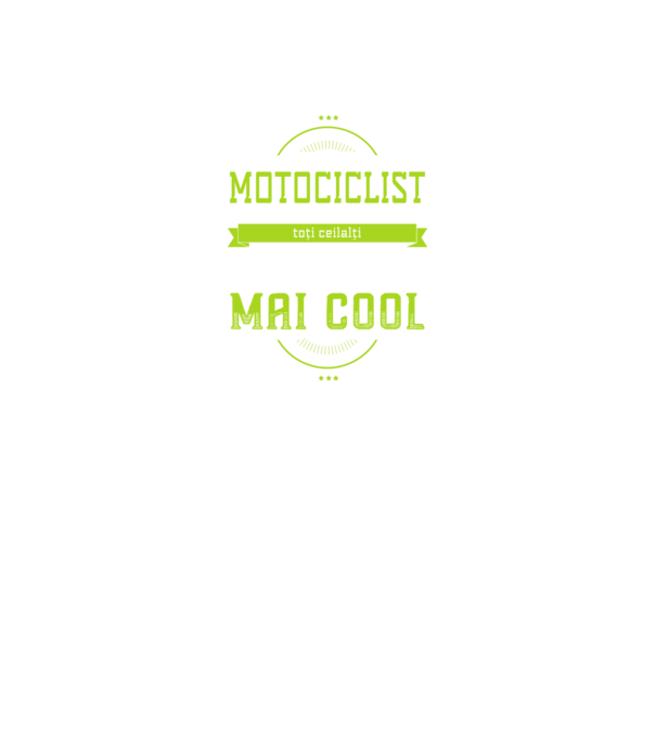 sunt motociclist, la fel ca toți ceilalți, dar mult mai cool model negru pe tricou