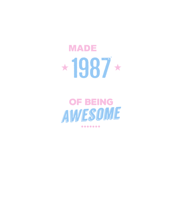 Made in - 1987 model negru pe tricou