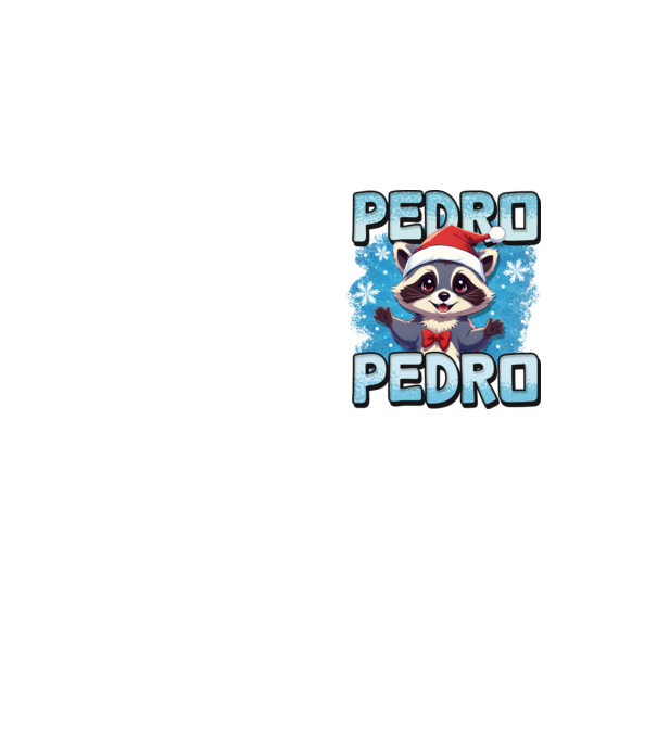 Pedro pedro retro xmas model galben neon pe tricou