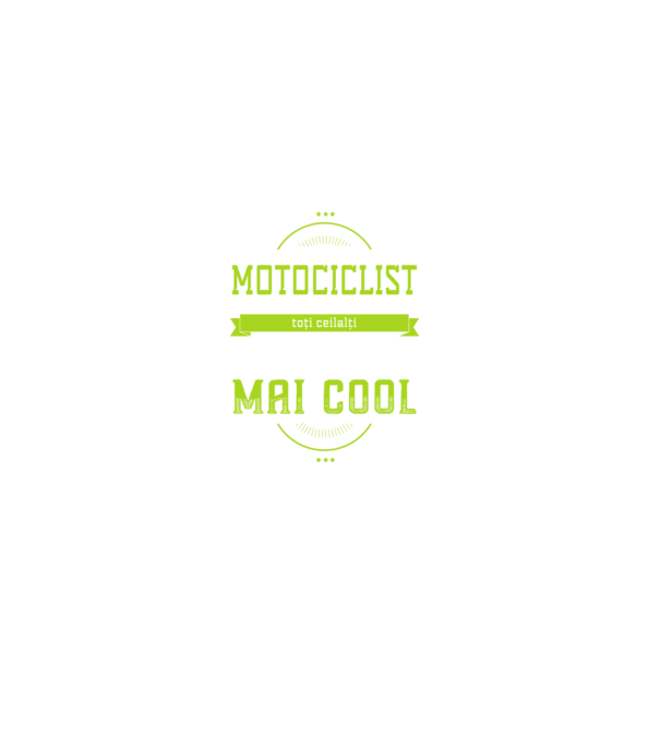 sunt motociclist, la fel ca toți ceilalți, dar mult mai cool model negru pe tricou