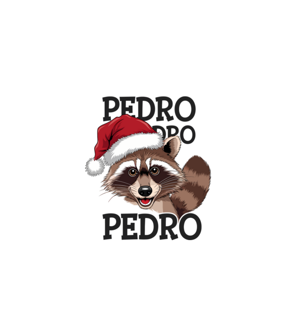 Pedro pedro xmas model alb pe tricou
