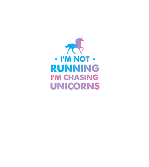 Unicorn Alergare model alb pe tricou