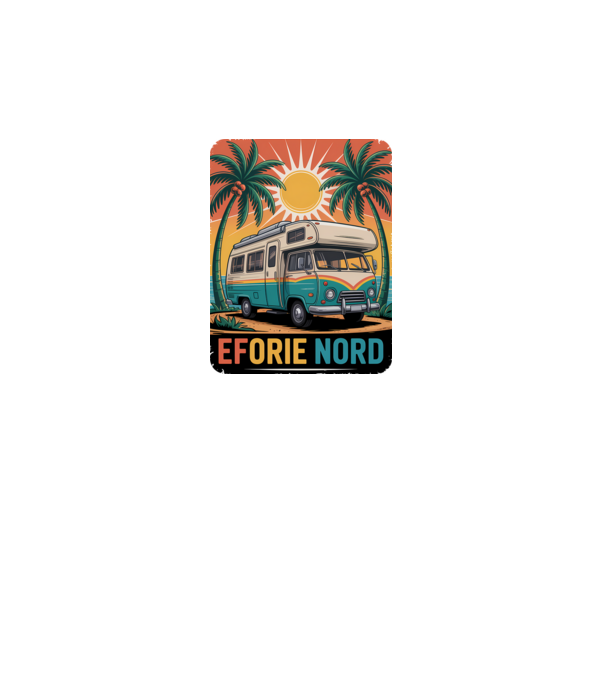 Eforie Nord model alb pe tricou