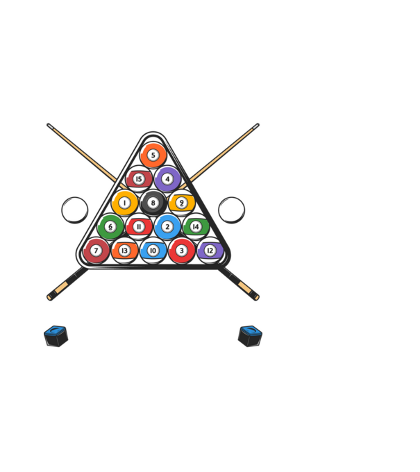 IT WORKED IN MY HEAD Biliard model negru pe tricou