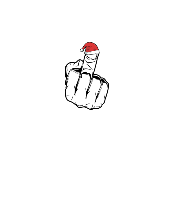f u christmas model alb pe tricou
