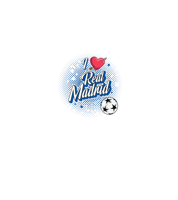 Popart RealMadrid model albastru jeanși pe tricou