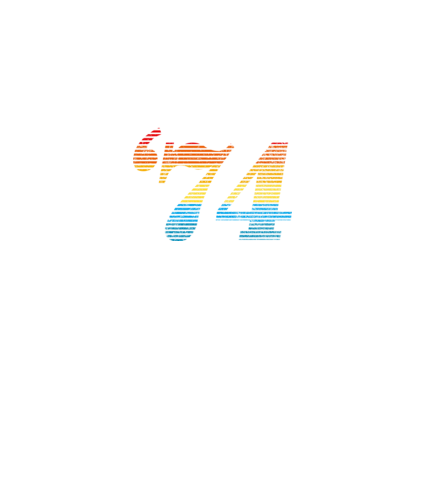 Retro Birthday 1974 model alb pe tricou