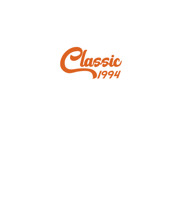 1994 Classic model alb pe tricou