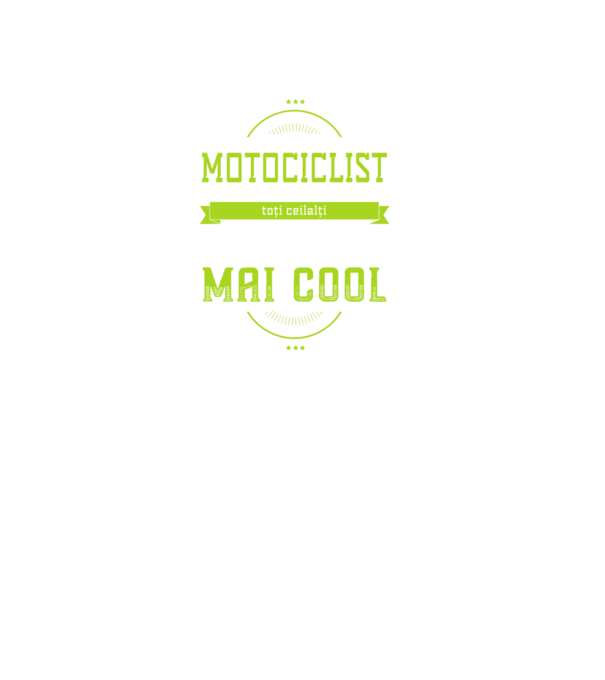 sunt motociclist, la fel ca toți ceilalți, dar mult mai cool model negru pe tricou