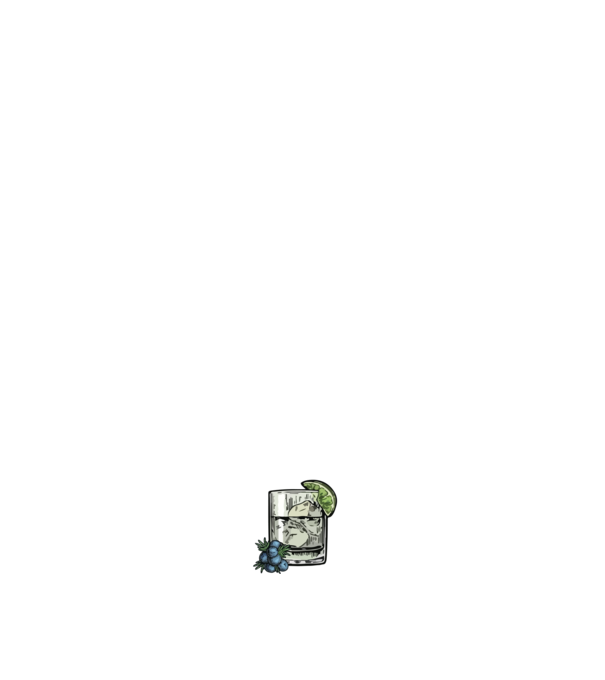 Let the fun be gin model negru pe tricou