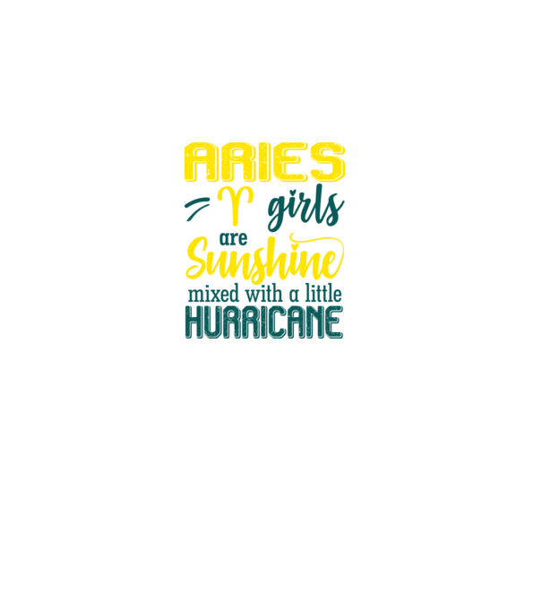 Sunshine with Hurricane ARIES model negru pe tricou