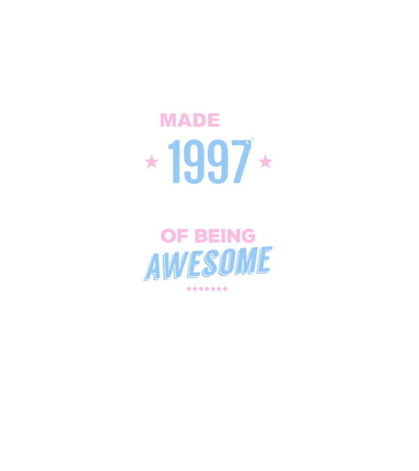 Made in - 1997 model gri închis pe tricou