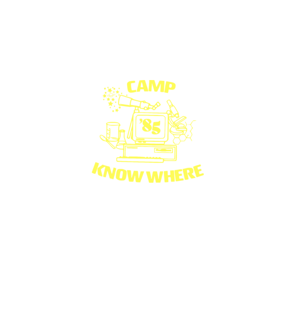 camp nowhere 85 stranger things model negru pe tricou