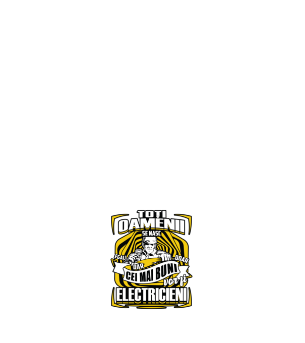 Toți oamenii - se nasc egali dar doar cei mai buni vor fi-electricieni model albastru închis pe tricou