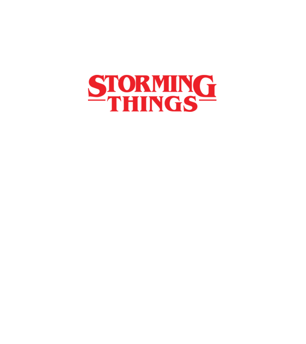 storming things - area 51 model negru pe tricou
