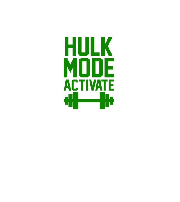 Hulk mode model gri pe tricou