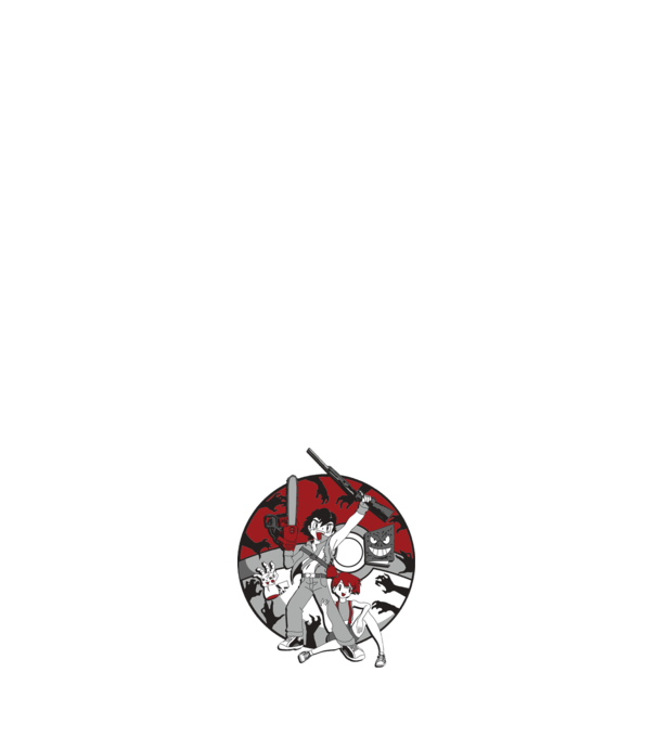 pokemon survive maki model alb pe tricou