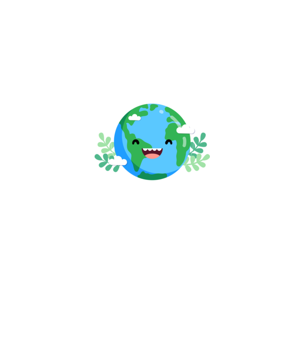 Earth smiley model alb pe tricou
