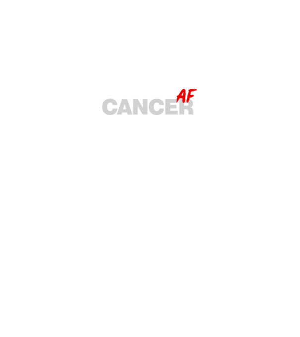 CANCER as fuck model gri pe tricou
