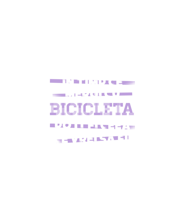 în timp ce mergi cu bicicleta poți fi ceea ce vrei să fii - în acel moment model negru pe tricou