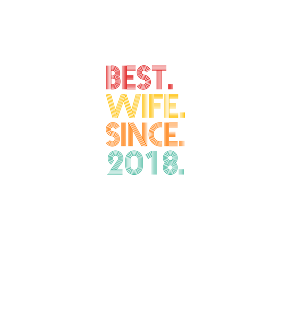 best wife since 2018 retro model turcoaz pe tricou