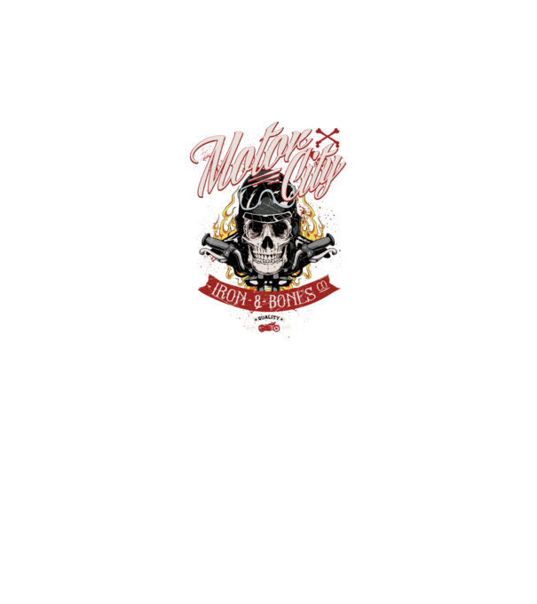 Motor City model negru pe tricou