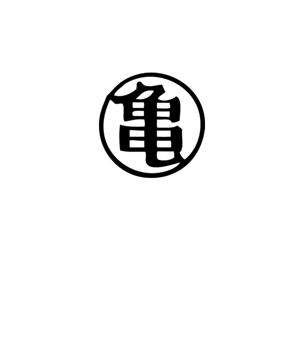 Dragon Ball Z logo model negru pe tricou