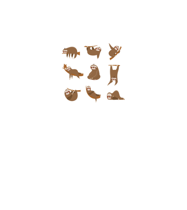 Sloth yoga model negru pe tricou