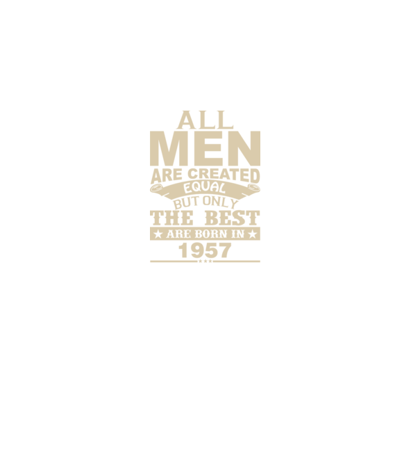 All men are created - 1957 model verde pe tricou