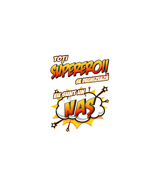 Toți supereroii se deghizează, eu sunt un naș model albastru închis pe tricou