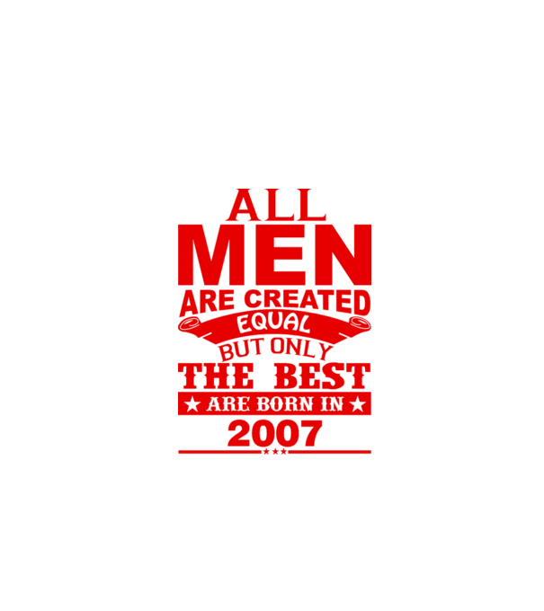 All men are created - 2007 model gri pe tricou