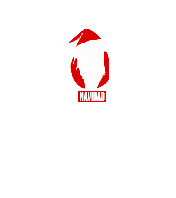 feliz navidad merry christmas money heist model negru pe tricou