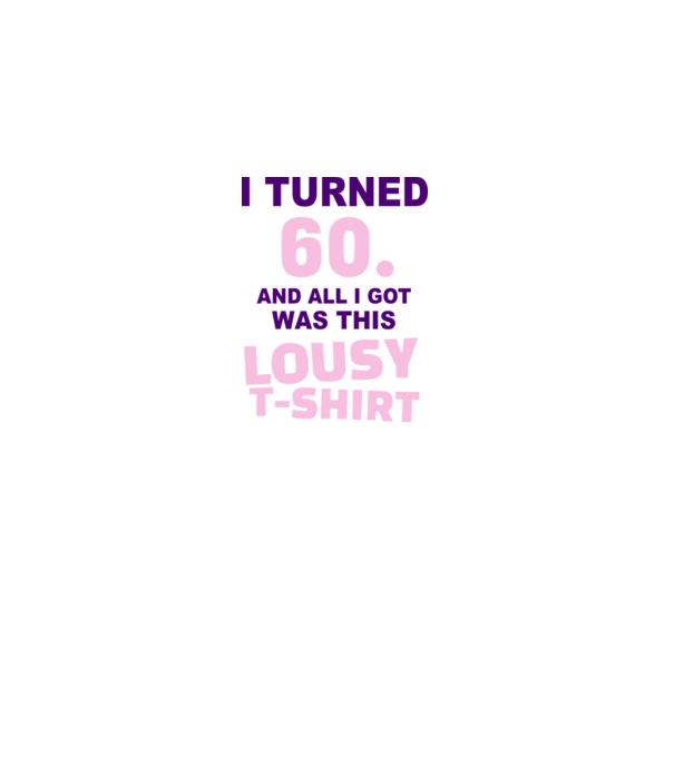 Lousy T-shirt 60 model albastru închis pe tricou