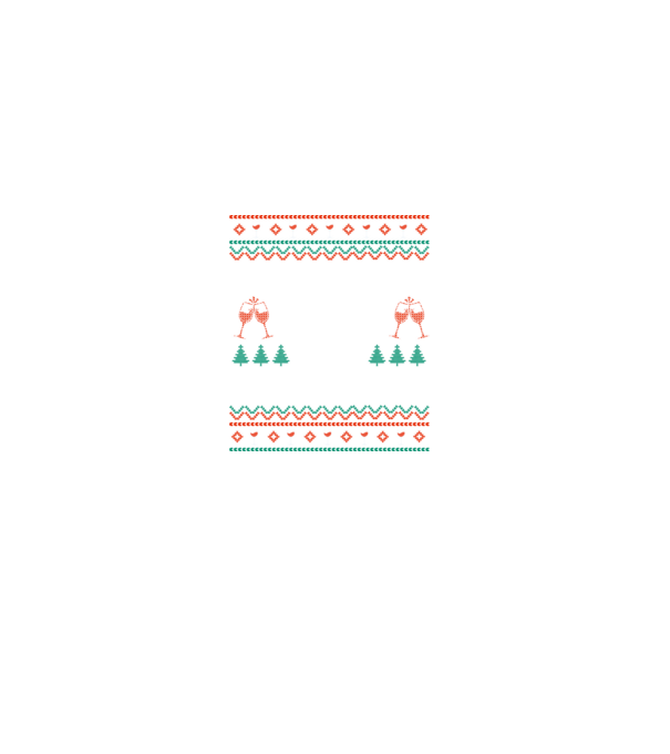 Fueled by wine and christmas model negru pe tricou
