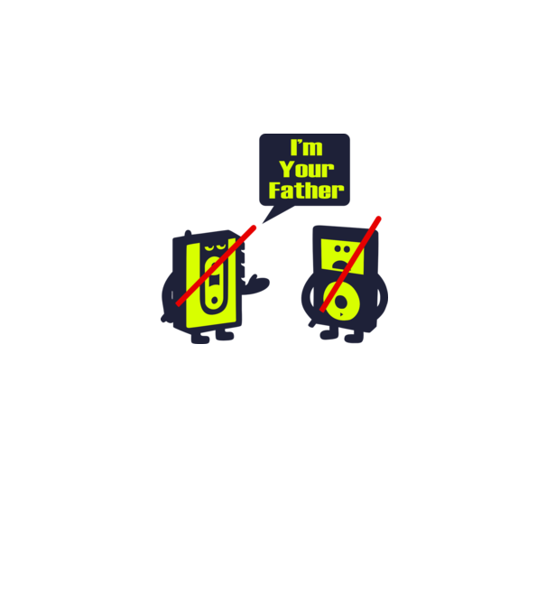 'I''m Your Father 1' model gri pe tricou