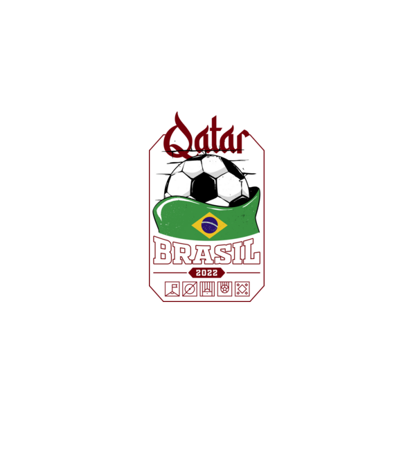 Qatar teams Brasil model negru pe tricou