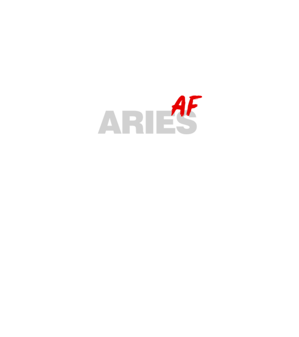 ARIES as fuck model negru pe tricou