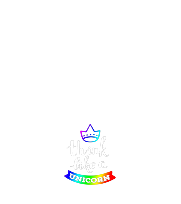 I think like a UNICORN model alb pe tricou