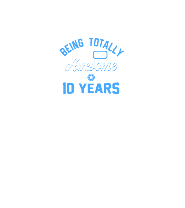 Being totally awesome 10 model negru pe tricou