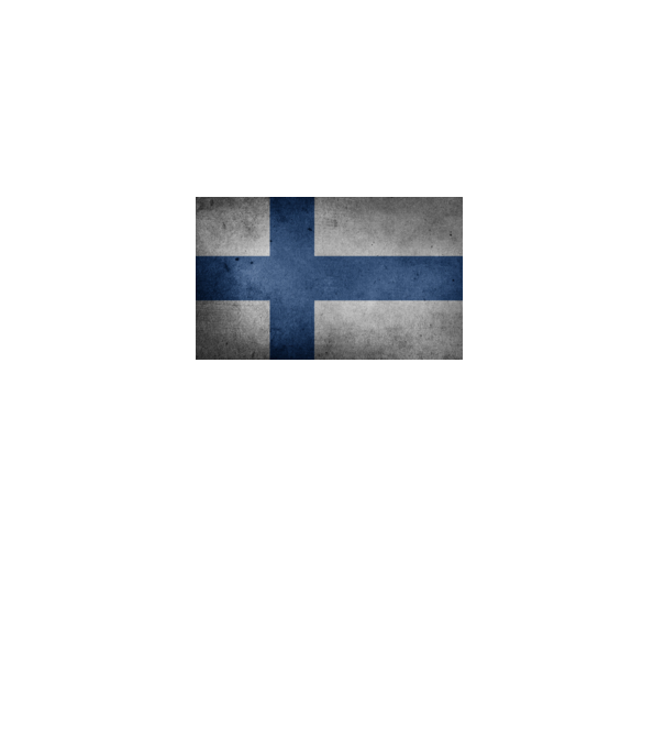 FINLAND model negru pe tricou