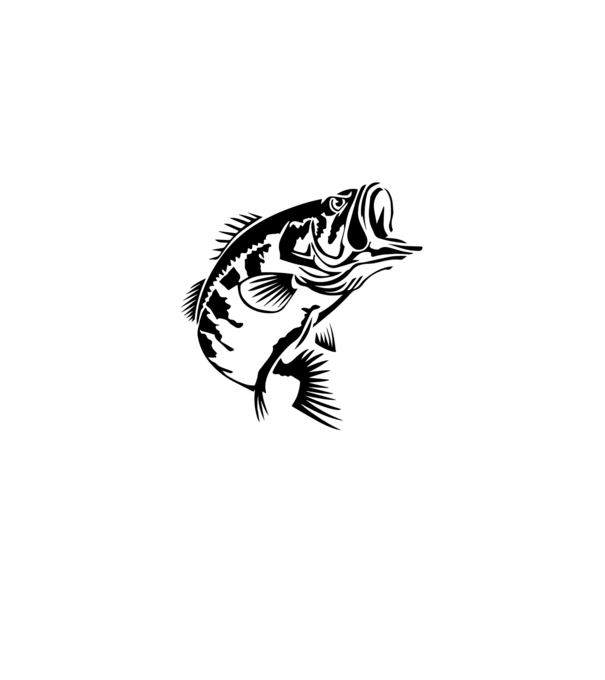 AngryFish model alb pe tricou