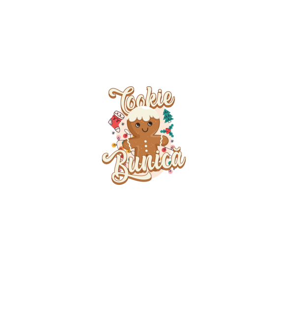 Cookie bunică model roz deschis pe tricou