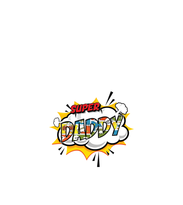 Comic Daddy model portocaliu pe tricou