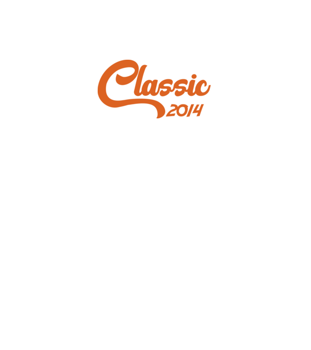 2014 Classic model alb pe tricou