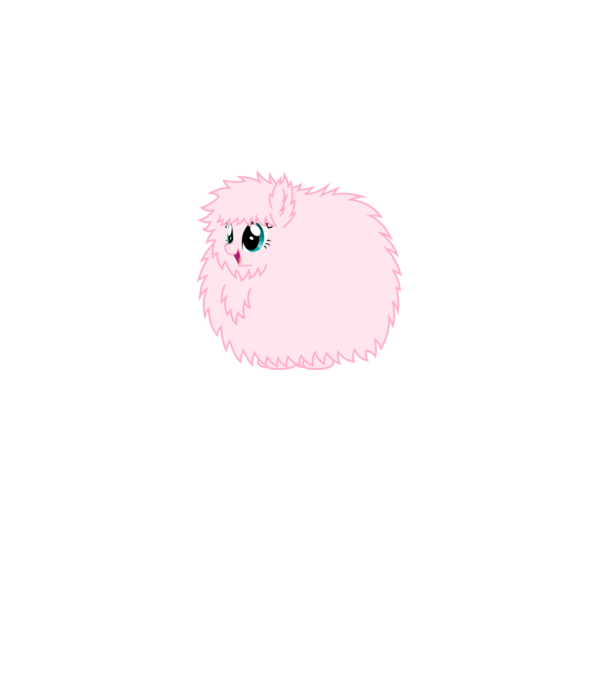 Fluffle Puff model alb pe tricou